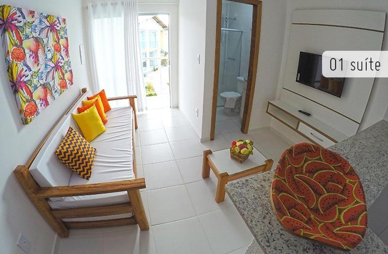 Apartamento Na Praia Taperapuan/Prox. Axe Moi/Mobiliado Porto Seguro Exteriör bild
